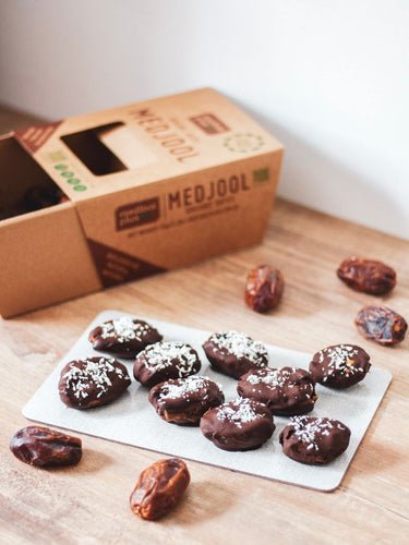 Dattel-Schoko Bites mit Erdnussfüllung - DATTELBAER