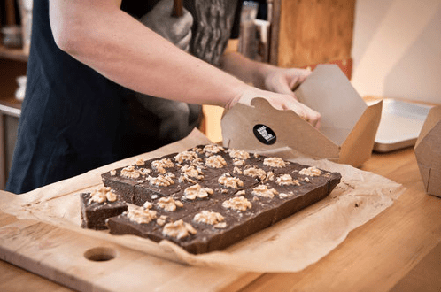 Rohvegane Schokoladen-Brownies - DATTELBAER
