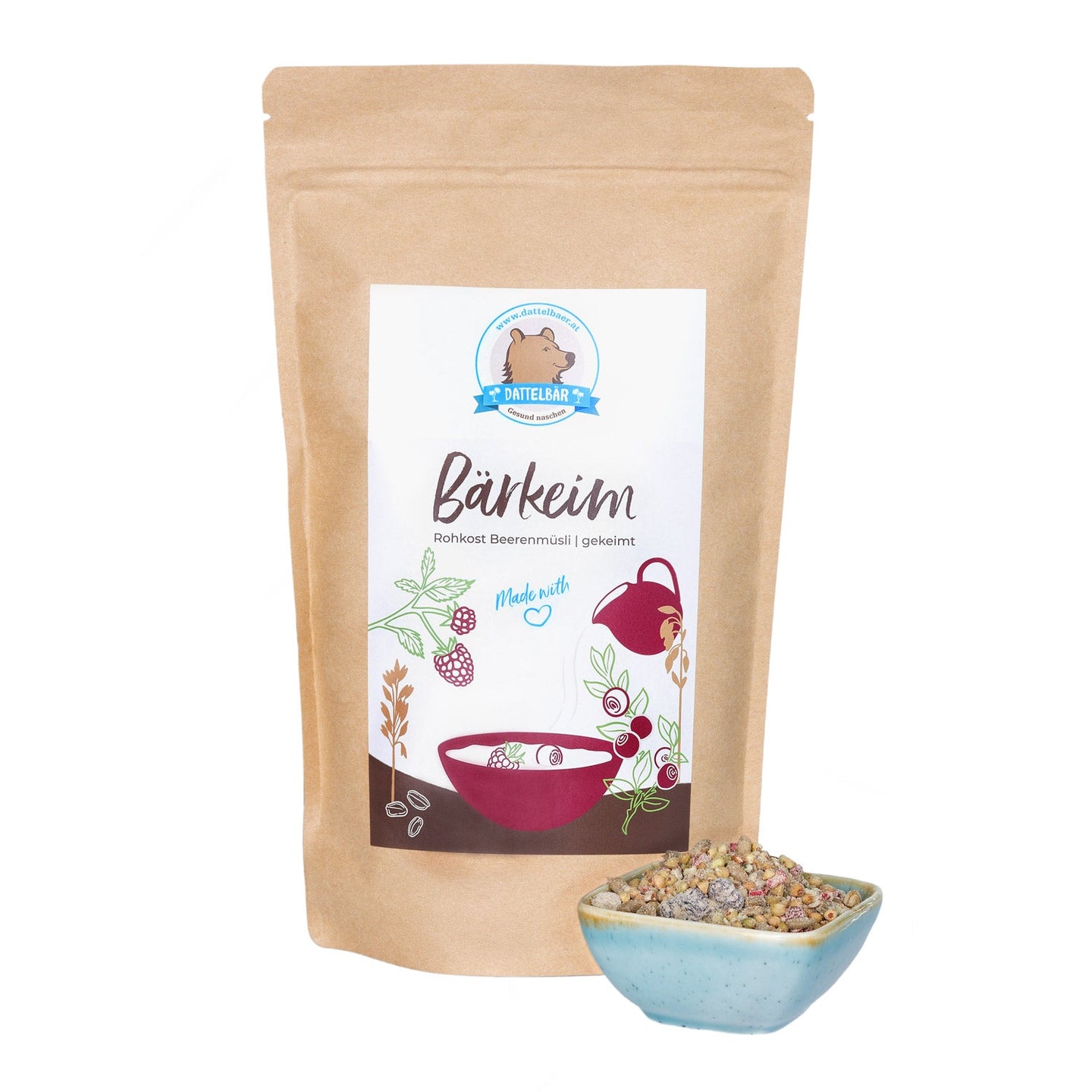 BIO Beerenmüsli Bärkeim – gekeimt & mit wilden Beeren - DATTELBAER