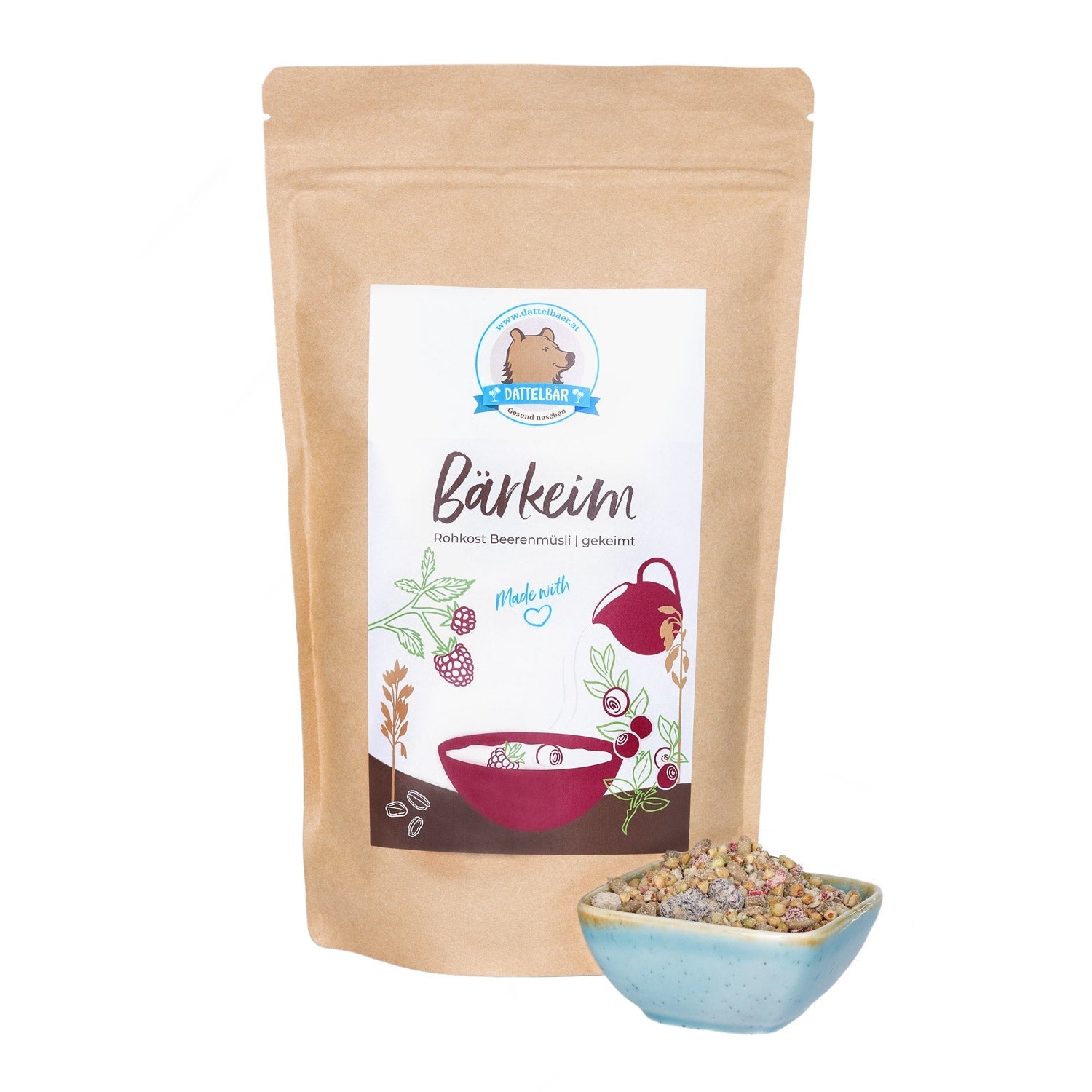 BIO Beerenmüsli Bärkeim – gekeimt & mit wilden Beeren - DATTELBAER