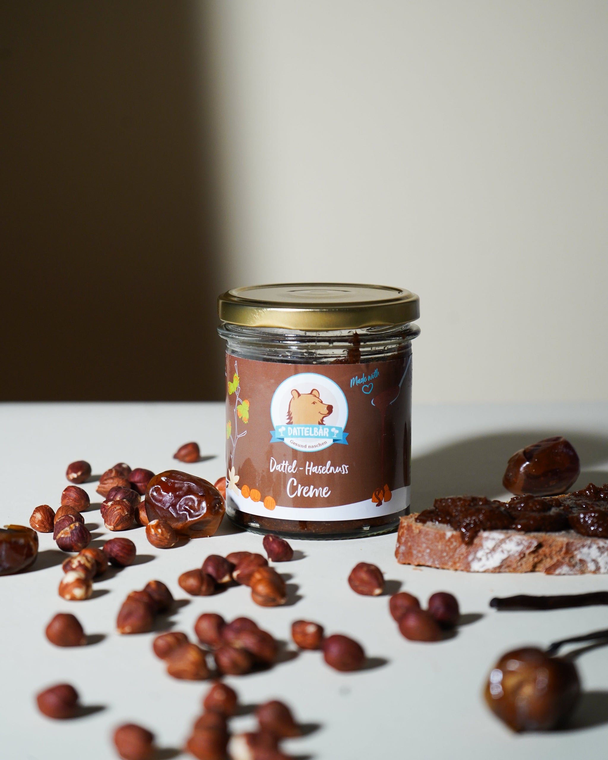BIO Dattel - Haselnuss Aufstrich – nussig & natürlich süß - DATTELBAER