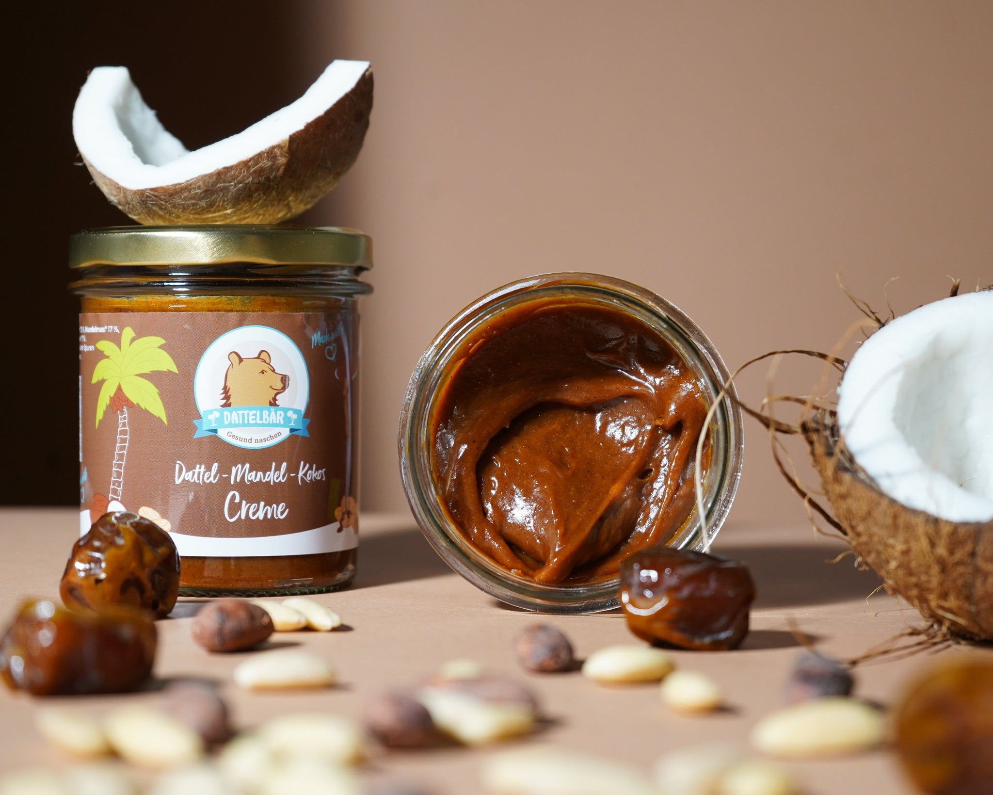 BIO Dattel - Kokos - Mandel Aufstrich – vegan & cremig - DATTELBAER