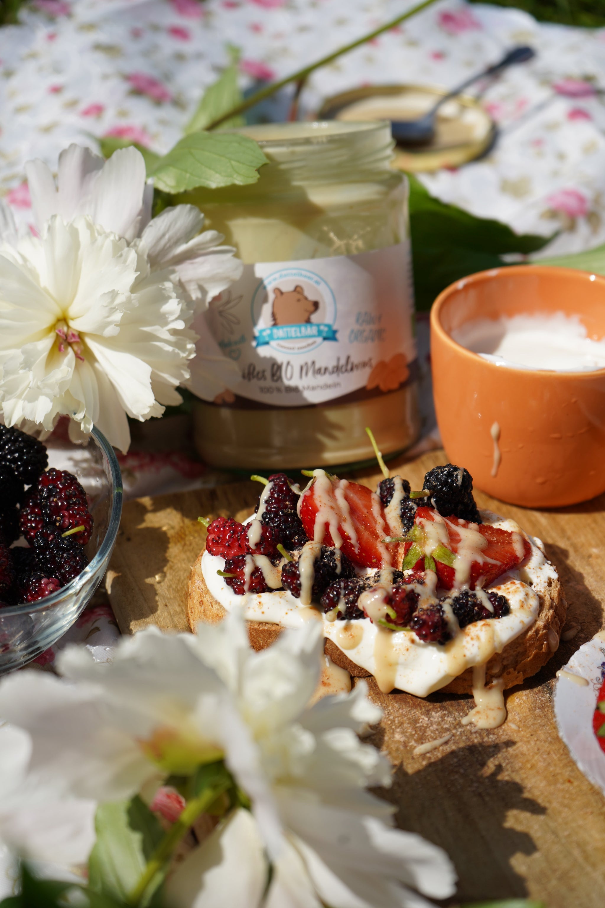 BIO Mandelmus weiß roh – 100% Mandel, fein & pur - DATTELBAER