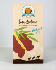 Dattel - Schokolade BIO - 49% Kakao, süß 70g Tafel - DATTELBAER