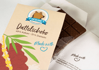 Dattel - Schokolade BIO - 49% Kakao, süß 70g Tafel - DATTELBAER