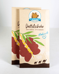Dattel - Schokolade BIO - 49% Kakao, süß 70g Tafel - DATTELBAER