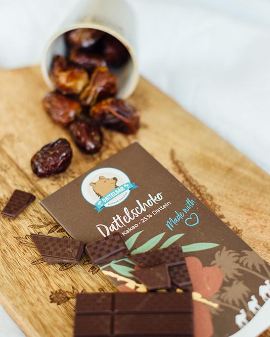 Dattel - Schokolade BIO – 75% Kakao, edelbitter - DATTELBAER