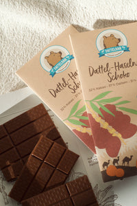 Dattel - Schokolade BIO – mit Haselnussnougat - DATTELBAER