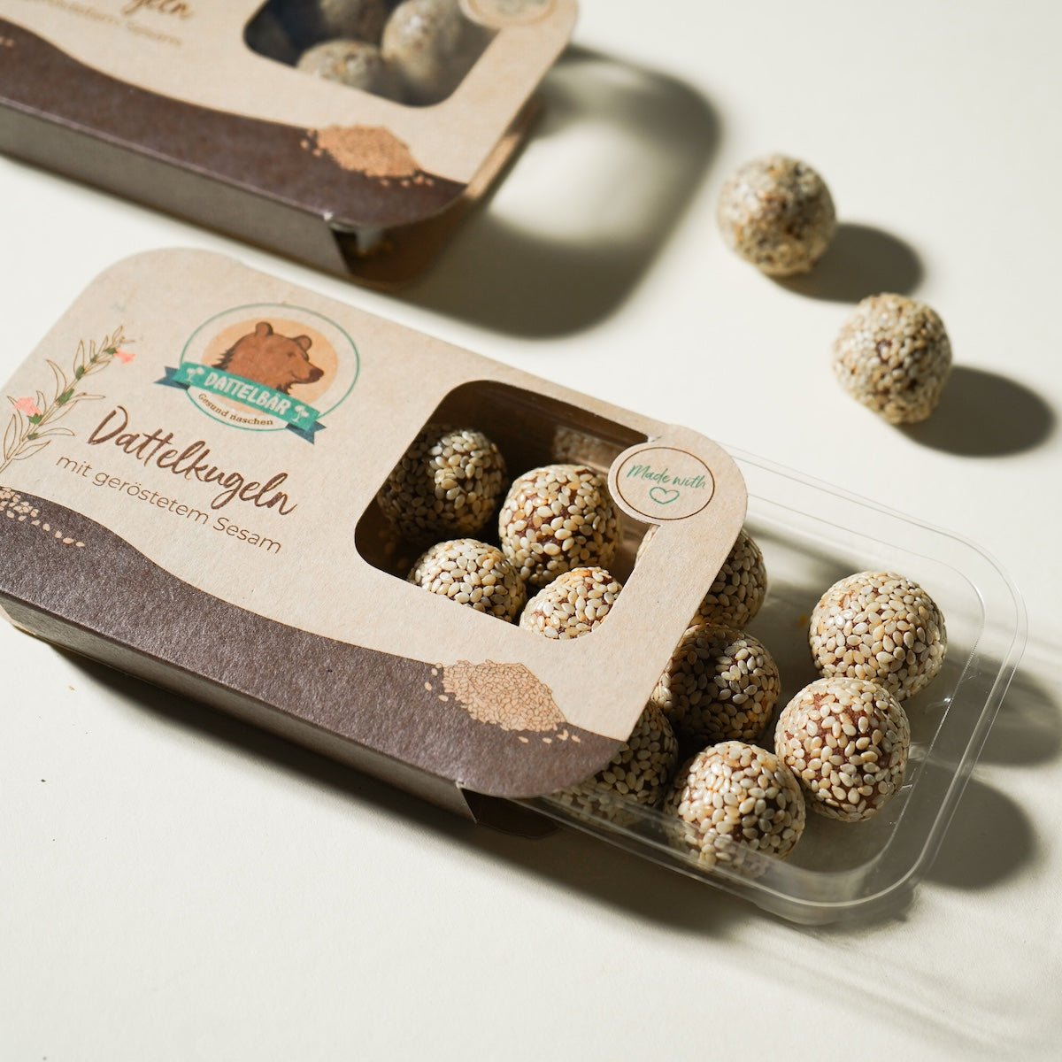Dattelkugeln BIO – mit geröstetem Sesam - DATTELBAER