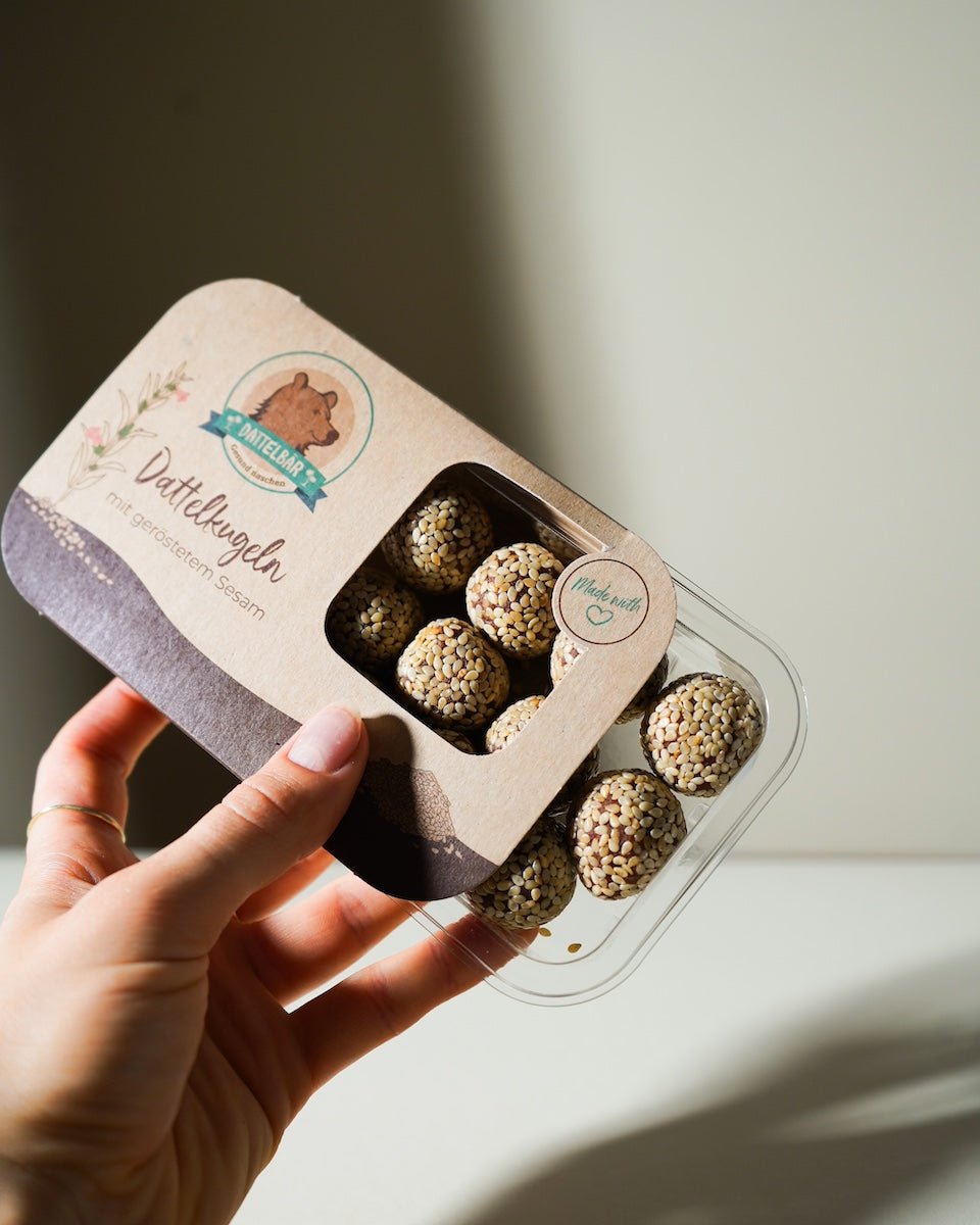 Dattelkugeln BIO – mit geröstetem Sesam - DATTELBAER