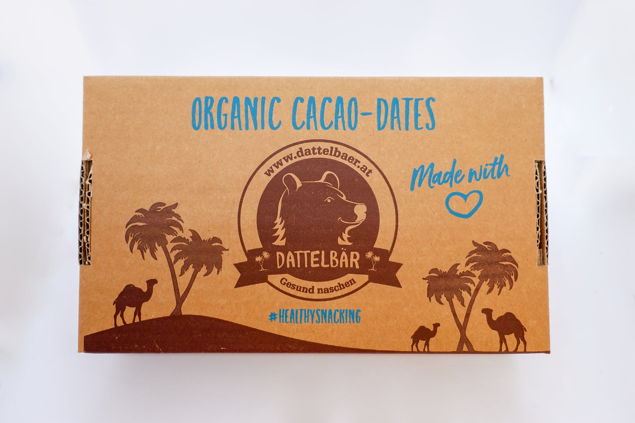 organic Bio Kakaodatteln mit Zotter-Kakao  schön verpackt