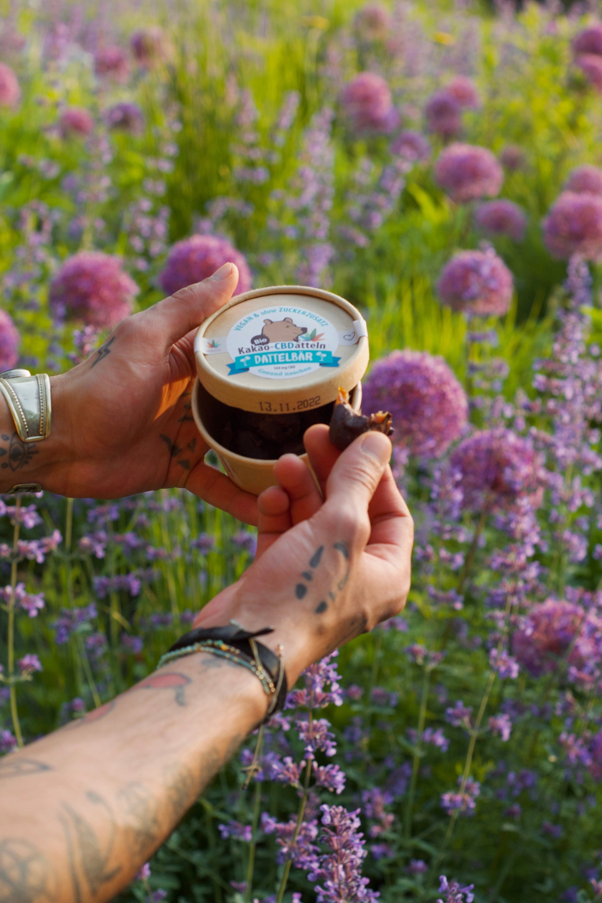 Schokolade CBD Dattel - Konfekt BIO - DATTELBAER